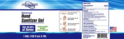3.78l Label (American Beauty Gallon Label)